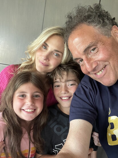 Wynter with her husband and their two children.