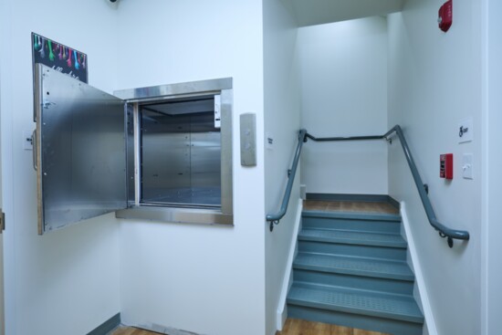 The new dumbwaiter.