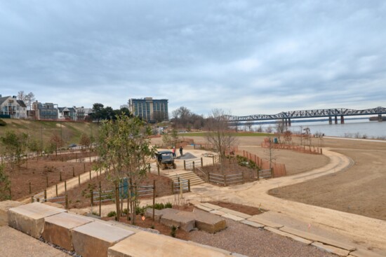 The winding paths seamlessly connect each section of the park