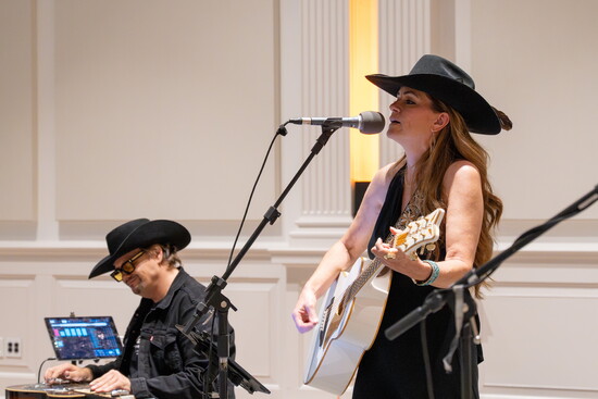 Sunday Wreckers band serenading the audience