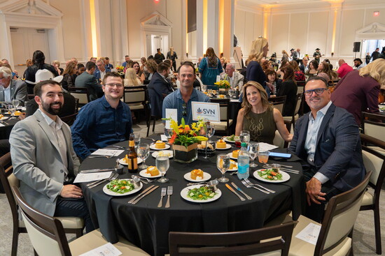 The SVN VERUS Commercial table enjoying the evening 