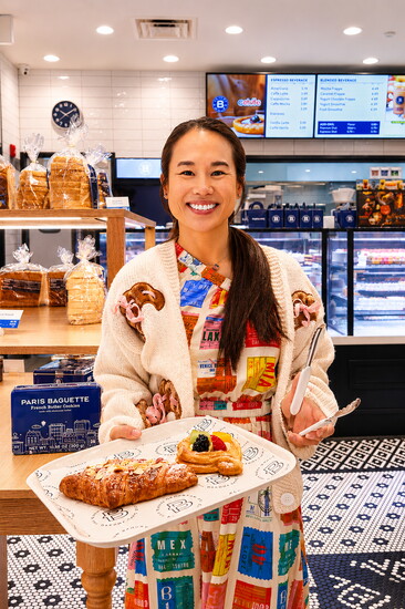 Owner Kimberly O’Dell welcomes guests to explore sweet and savory favorites at Paris Baguette.