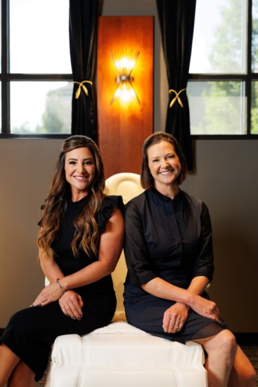 (l to r) Brandi Garcia and Dr. Cecily Reynolds opened Ravvivare Health & Wellness, a medical aesthetics practice, in January. 