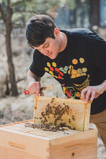 James "Jimmy" Broadus Wilkie V founded Broadus Bees in Bend in 2019.