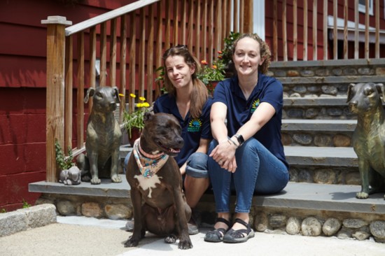 Katrina (left) serves as Kennel Director (and is also Slate’s mom) at Passage East. Fawn (right) is Passages East’s General Manager and Head of Grooming.