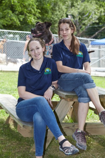  Fawn (left) is Passage East’s General Manager and Head of Grooming. Katrina (right) serves as Kennel Director (and is also Slate’s mom) at Passage East.