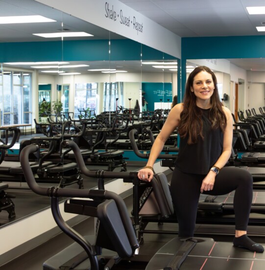 PureFit Lagree owner and instructor Gina Vaughn is certified in Lagree, mat and reformer Pilates and TRX.