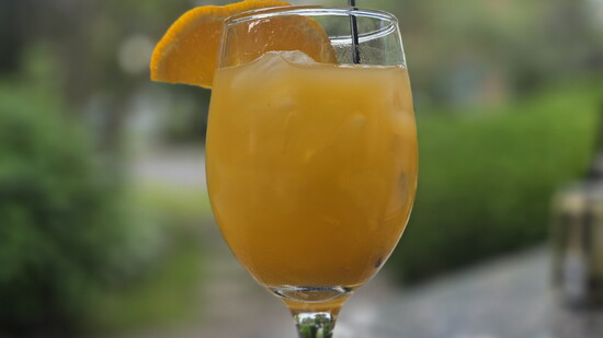 Peach Sangria. Photo Credit: Vandiver Inn