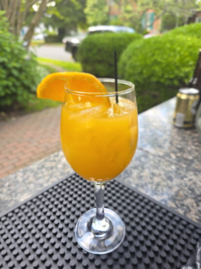 Peach Sangria. Photo Credit: Vandiver Inn