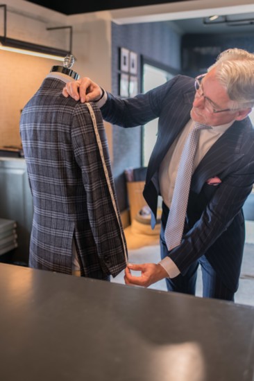 Measuring a custom suit