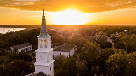 Clemens donated land to each religious denomination, specifying the site would be used for a church. 