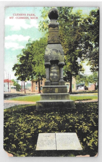 Clemens donated land for the town cemetery, the final resting place for him and his wife Elisabeth, located in Clemens Park. 