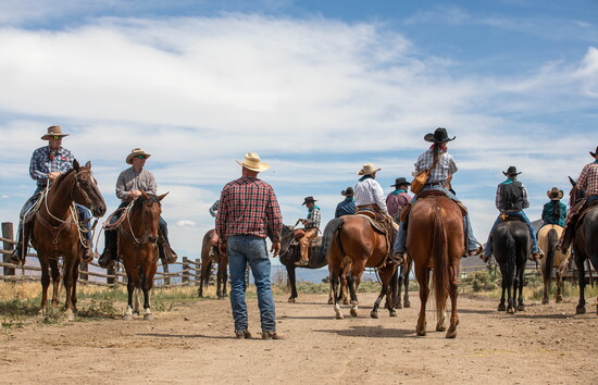 The Winnemucca Ranch cattle drive provided inspiration for the 2025 poster.