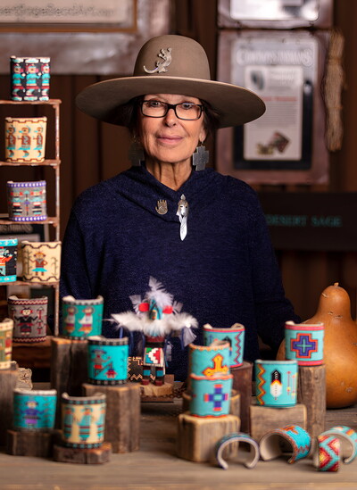 Desert Sage Bead Art, Photo By Kathleen Brannon