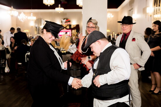 Villager Tyler meets the incredible theatre students from West Fork High School who performed at The Village Centers' 2025 Gala.