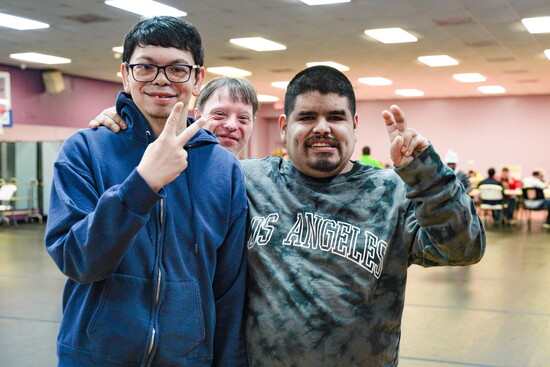 Longtime friends Nick, Carlos, and Christopher hanging out at The Village Centers.