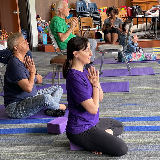 Eisenberg leading a class