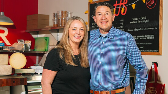 Urban Stead Cheese co-founders Andrea Siefring-Robbins and Scott Robbins. Photo By: Jon Medina