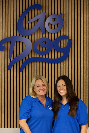 GoDog campus director Angie Frye (left) and assistant campus director Erin Watts.