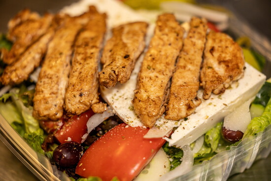 Salad at Box Hill Pizzeria & Crabcakes. Photo Credit: Kerry Paradis Photography