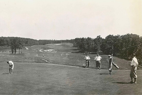 The course circa the year it opened. Photo courtesy Yale University.