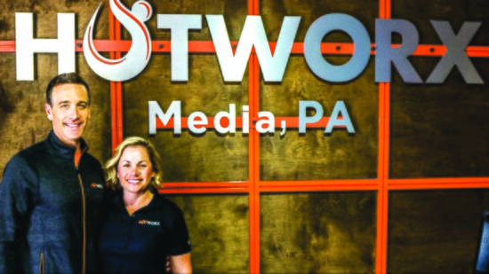 Tom & Jen Luft, proud owners of the first HOTWORX studio in PA. (Photo credit: Arthur Gonzales Photos)