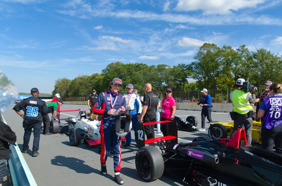 Brendon Cronin next to his car. Photo courtesy of Brendon Cronin
