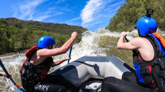 Riding the waves of the New River