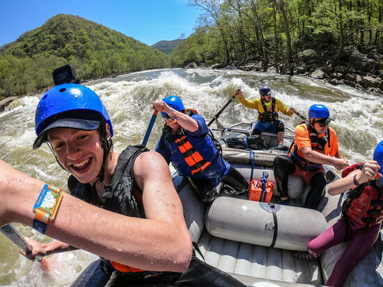 The joy of navigating the New River with a blissful Eddie Condran