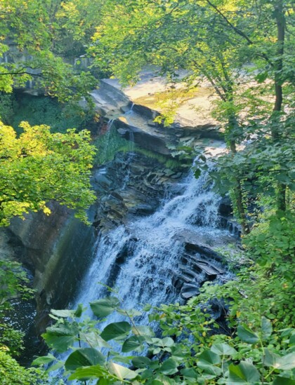 Brandywine Falls, in Cuyahoga Valley National Park. Photo: Christina Sikorski.