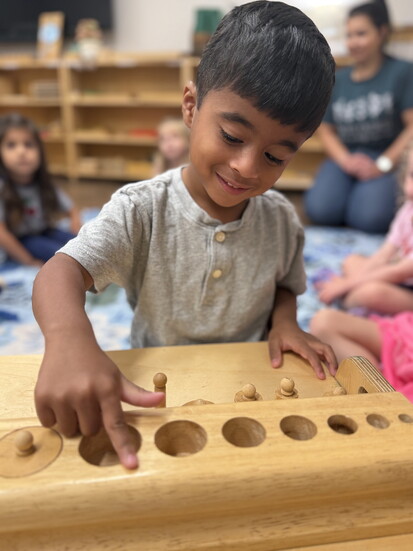 Every successful connection of a block or gear is a boost in self-confidence.