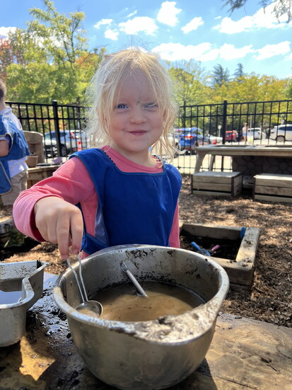 Given a set of simple materials, a child sees endless possibilities.