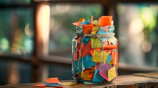 Cultivate thankfulness for the whole family with a gratitude jar.