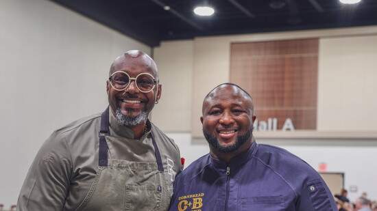 Chef Ingraham and Chef Wells (l to r)