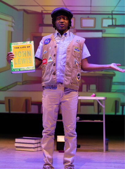 Hero: The Boy from Troy performs on the Merrill Auditorium stage. Photo by Katie Day.