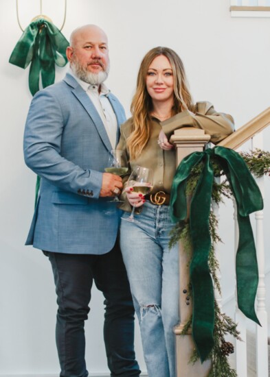 Selah developer Brett Adkins and his wife, Tina. Brett is the driving force behind the community's commitment to making the holidays shine. (Ali Parker Photogra