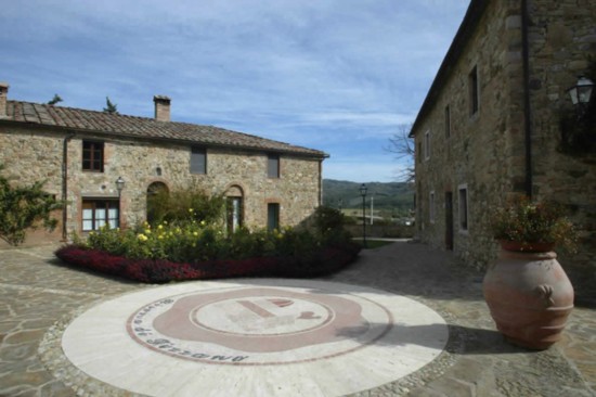 The Rocca delle Macie winery and restaurant is located in the hamlet of Fizzano in Tuscany.