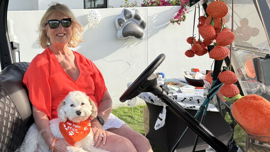 Joanne Dalessandro and her 5-year old Cavapoo, Mavrik.