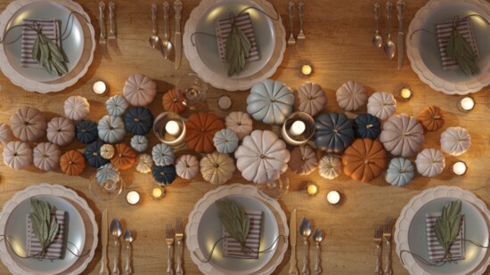An Elegant but Simple Fall Tablescape 