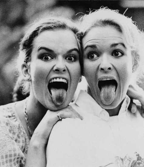 Sisters Having Fun: Denise (L) and Nicole (R)