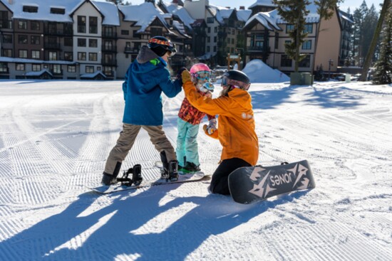 Snowboarding at Tamarack. PC: Sherri Harkin