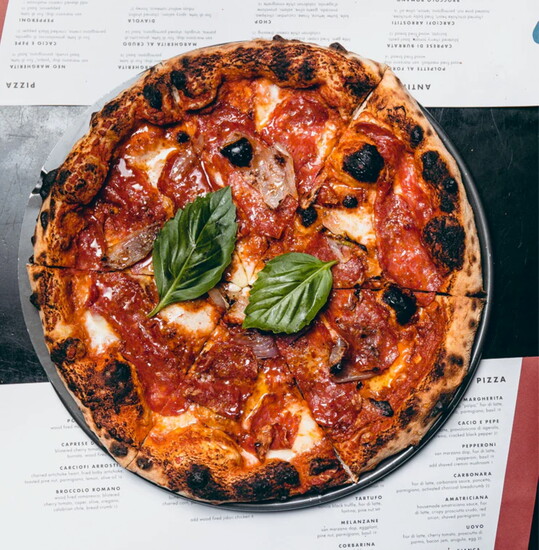 Pizzana, Diavola Pizza. Photo courtesy of Pizzana