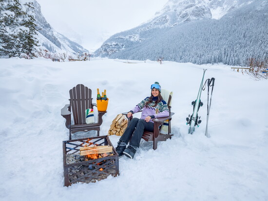 Campfire at Fairmont Chateau Lake Louise