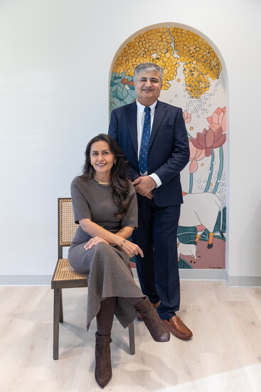 Dr. Gatecha and his wife, Hetal