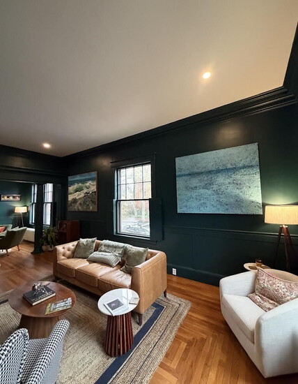 Pictured, left to right: Russ Cox, "Casco Bay"; Paul Brahms, "Last Wave"; Jonathan Eiten, "Tobacco Trio"