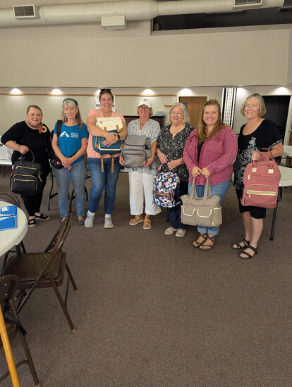 Volunteers gather for Stork Support’s Fall 2025 Diaper Bag Packing Party, preparing diaper bags for families during seasonal distributions