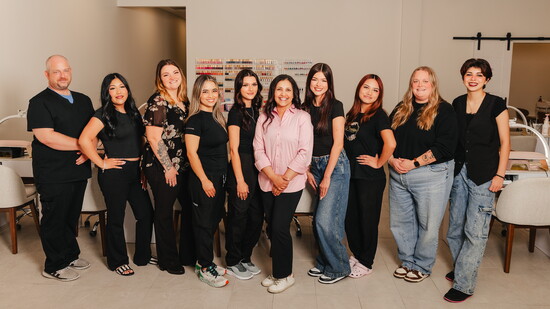 Team member's of Prestige Nail Studio.