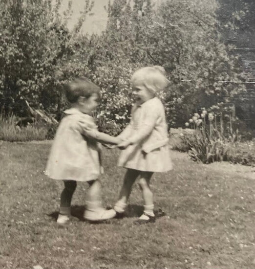 Ada and Judith as children in the 1950s. Photo courtesy of Stroopwafel Sisters.