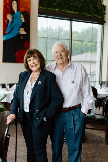 Cristina and Gary Worden, owners of Piropos