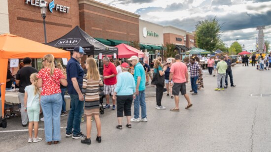 A steady crowd strolled through the 2024 Taste of Hendersonville on Sept. 26.